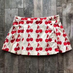 Luella Cherry Print Mini Skirt